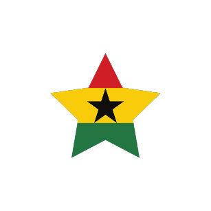 Ghana Flag Paper Plates