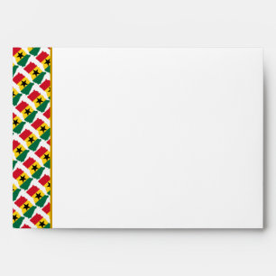GHANA FLAG Personalised Celebration Wedding Envelope