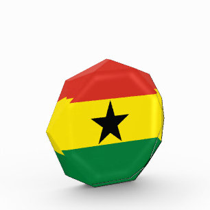 Ghana flag photo block