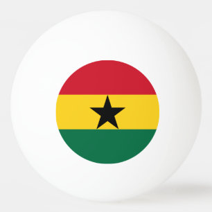 Ghana Flag Ping Pong Ball