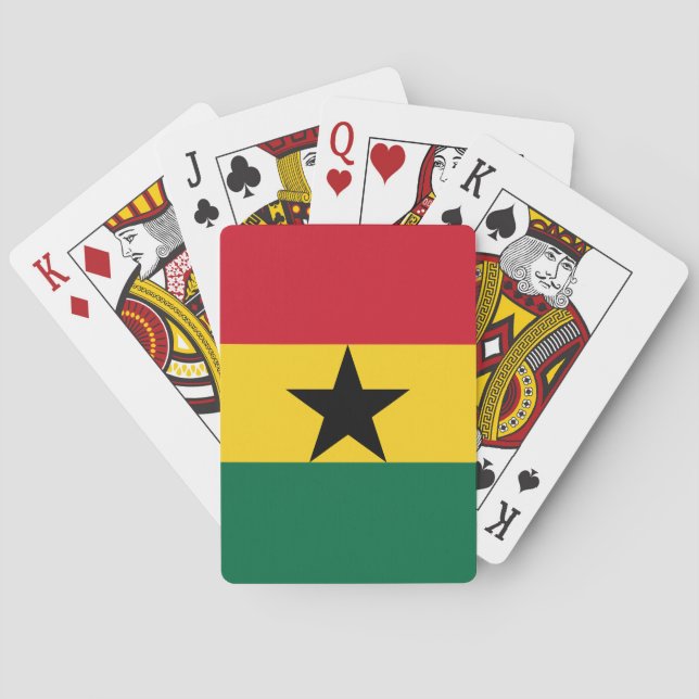 Ghana Flag Playing Cards (Back)