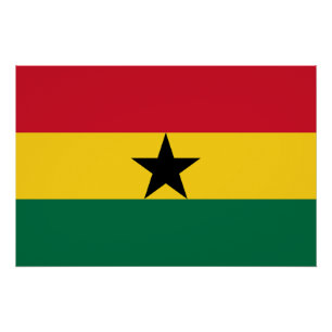 Ghana Flag Poster