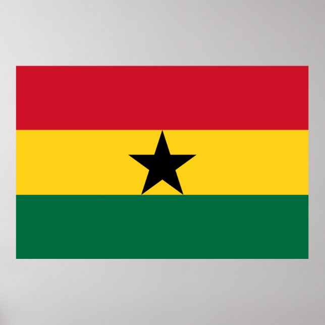 Ghana flag Poster (Front)