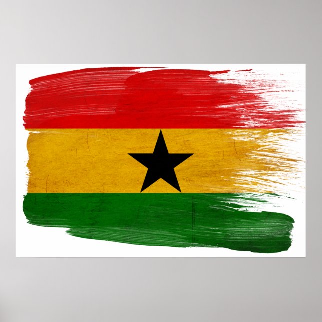 Ghana Flag Posters (Front)