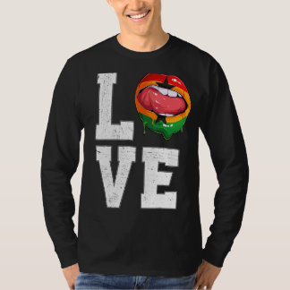 Ghana Flag Soccer Fan Love Ghanaian T-Shirt