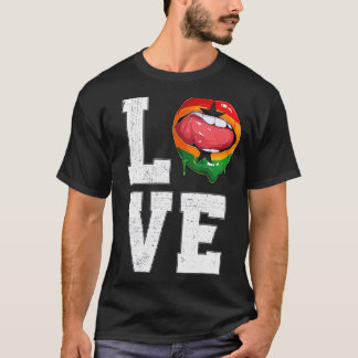 Ghana Flag Soccer Fan Love Ghanaian T-Shirt