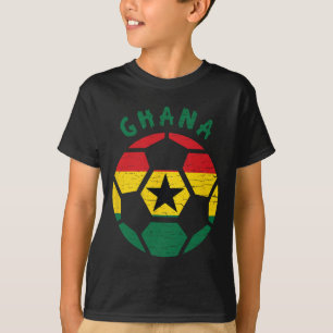 Ghana Flag Soccer Ll Flag Jersey - Ghanaian Footll T-Shirt