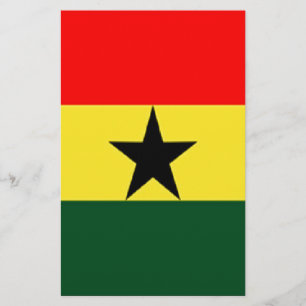 Ghana flag stationery
