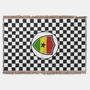 Ghana flag throw blanket