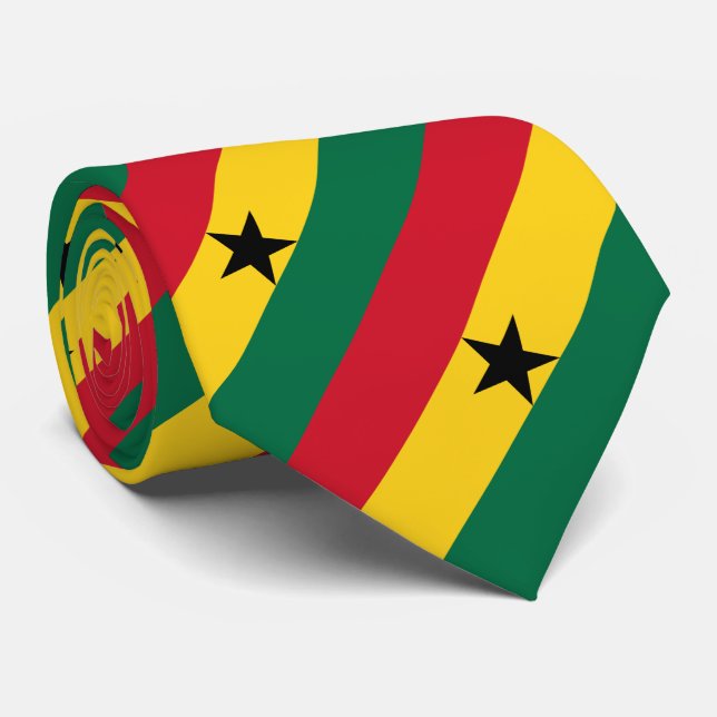 Ghana Flag Tie (Rolled)
