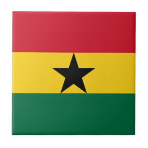 Ghana Flag Tile