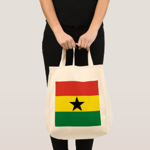 Ghana flag tote bag