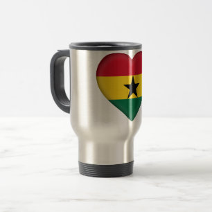 Ghana Flag Travel Mug