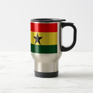 Ghana flag travel mug