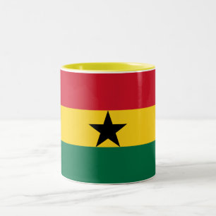 Ghana Flag Two-Tone Coffee Mug