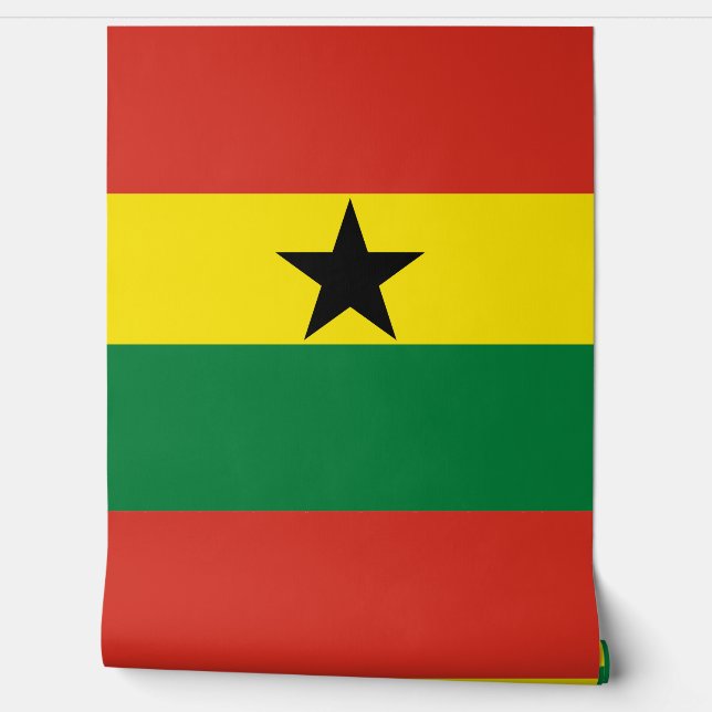 Ghana flag wallpaper (Unrolling)
