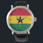 Ghana Flag Watch<br><div class="desc">Patriotic flag of Ghana.</div>