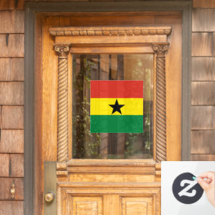Ghana flag window cling
