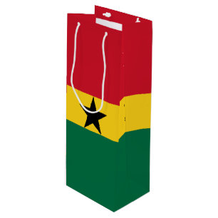 Ghana Flag Wine Gift Bag