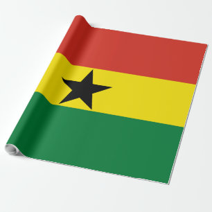 Ghana flag wrapping paper