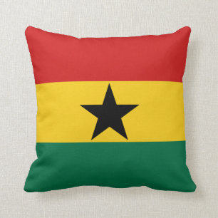 Ghana Flag x Flag Pillow