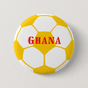Ghana football 6 cm round badge