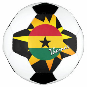 Ghana Football & Ghanaian Flag / BANG