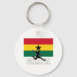Ghana Football Soccer National Team Key Ring