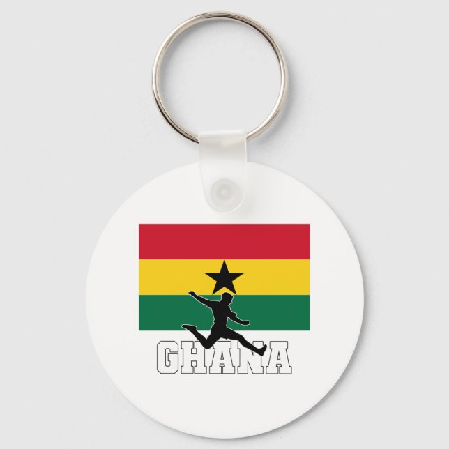 Ghana Football Soccer National Team Key Ring (Back)