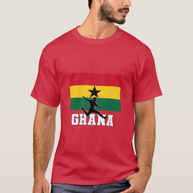 Ghana Football Soccer National Team T-Shirt (Front)