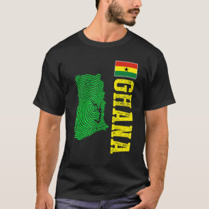 Ghana Ghana Map Ghana Flag T-Shirt