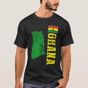 Ghana Ghana Map Ghana Flag T-Shirt