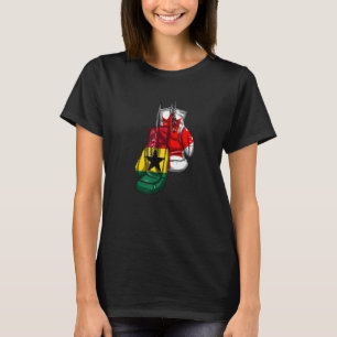 Ghana Ghanaian Canada Canadian Flag Hand Mixed DNA T-Shirt