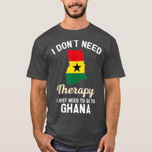 Ghana Ghanaian Flag Map Travel Vocation Gifts T-Shirt