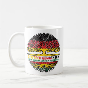 Ghana Ghanaisch Deutsch Deutschland Baum Wurzel Coffee Mug
