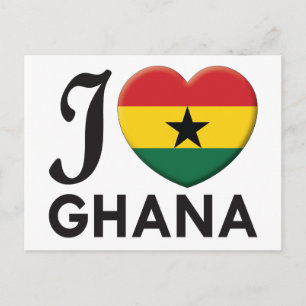 Ghana Love Postcard