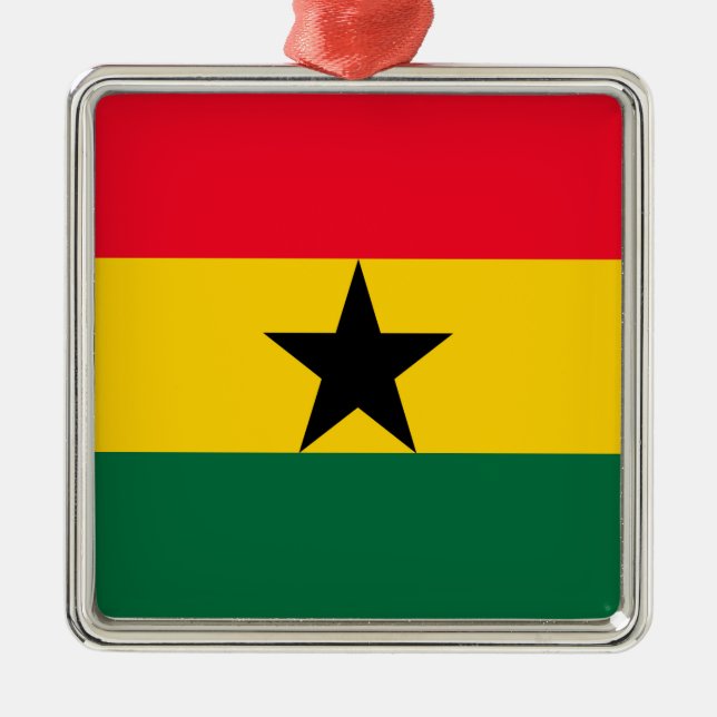 Ghana Metal Tree Decoration (Front)