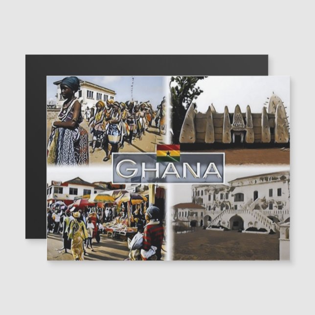 Ghana - Mosaic - (Front/Back)