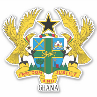 Ghana National Coat Of Arms Patriotic