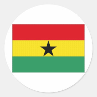 Ghana National Flag Classic Round Sticker