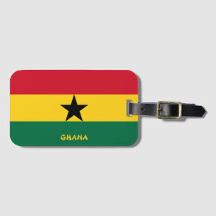 Ghana National Flag Funny Patriotic Luggage Tag