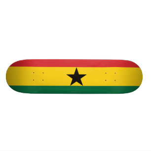 Ghana Plain Flag Skateboard