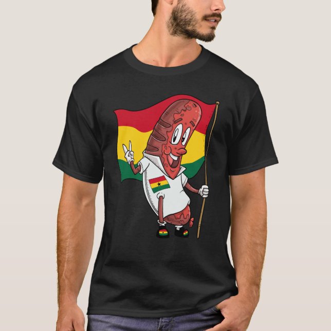 Ghana Pork Roasting Sausage T-Shirt (Front)