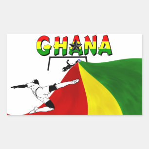 Ghana Rectangular Sticker