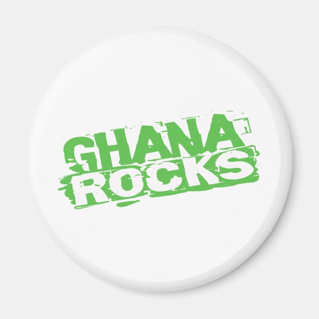 Ghana Rocks Magnet (Front)