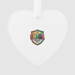 Ghana Soccer 2026 Soccer Bold Country Typography R Ornament