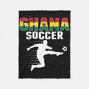 Ghana Soccer Fans Jersey - Proud Ghanian Footbyll Fleece Blanket