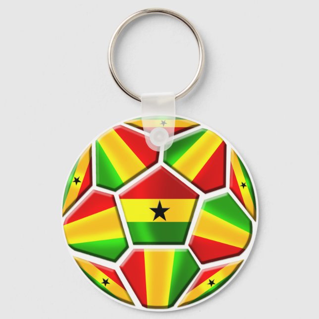 Ghana Soccer Key Ring (Front)