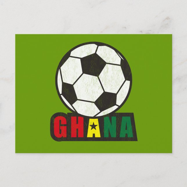 Ghana Soccer Postcard (Front)