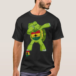 Ghana Soccer Team Ghana Turtle Ghana Flag Ghanese  T-Shirt